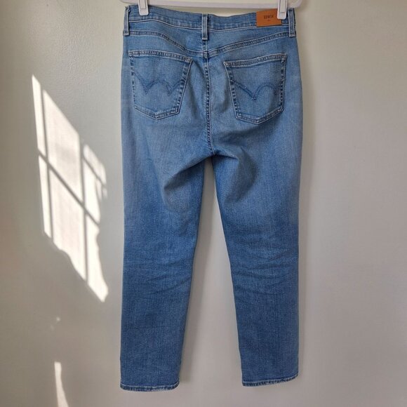 Edwin Bree High Rise Straight Leg Jeans In Reverie 29 - Picture 5 of 8